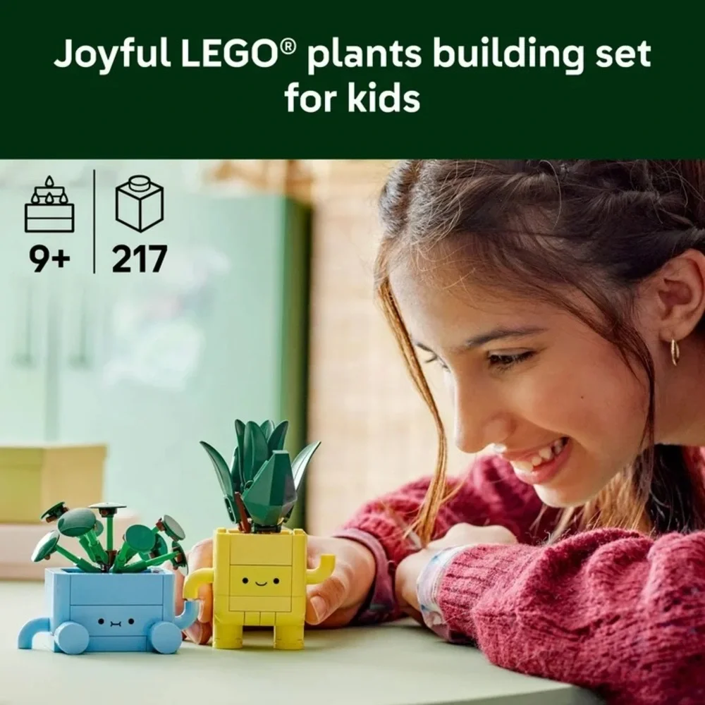 LEGO Botanicals Happy Plants Building Toy Baby Dracaena Pilea